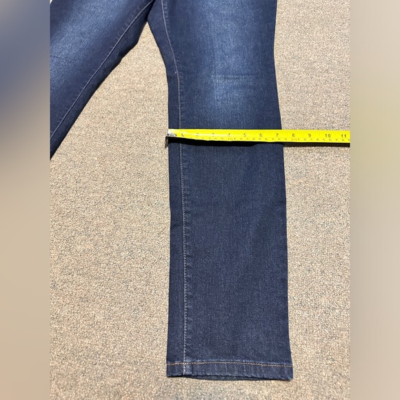NEW YORK & COMPANY denim legging SoHo jeans high waist pull on jegging Size L - Picture 4 of 9